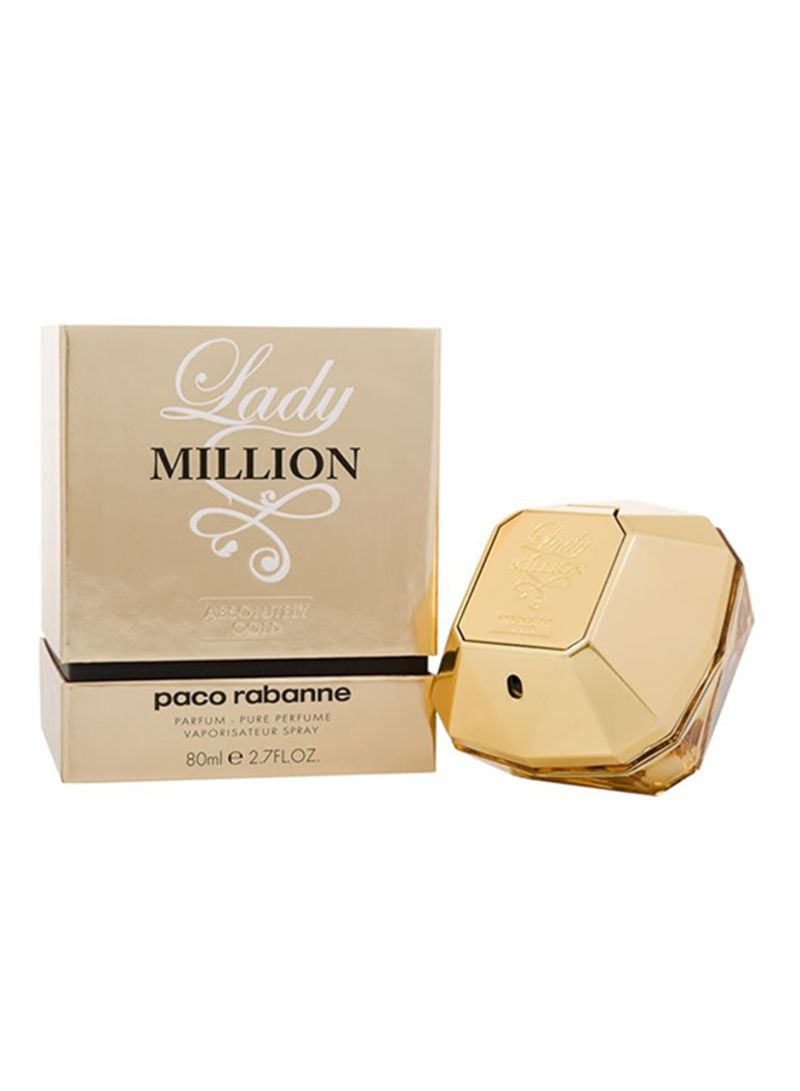 PACO RABANNE LADY MILLION ABSOLUTELY GOLD (W) EDP 80ML